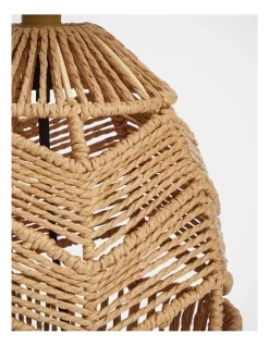 Kora Linen Shade Table Lamp 30x30x45cm In Natural -Household Items Shop 897920380 4 1 720x928
