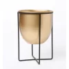 Arne Planter Stand Small 21x15x15cm In Bronze/Black