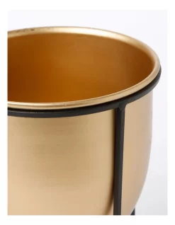 Arne Planter Stand Small 21x15x15cm In Bronze/Black -Household Items Shop 898193170 3 720x928