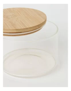3 Teir Glass Jar With Bamboo Lid -Household Items Shop 898531840 3 720x928