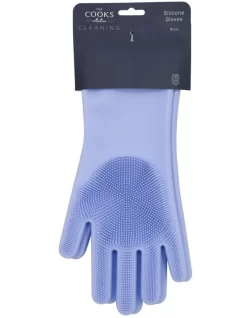Silicone Cleaning Gloves In Blue