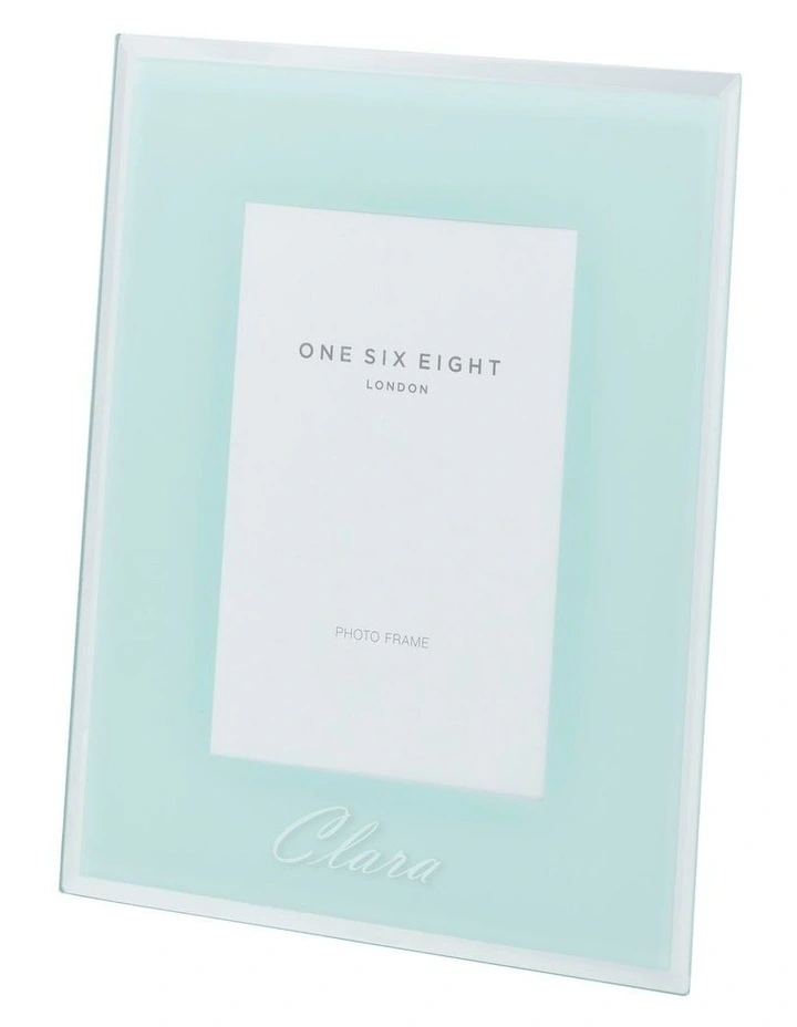 Glass Photo Frame 10x8 Mint 4 Glass Photo Frame 10x8 Mint - Image 2