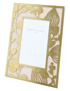 Glass Photo Frame 6x4 Floral