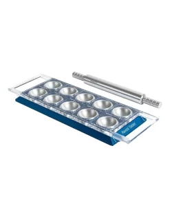 Marcato Ravioli Tablet With Rolling Pin Blue