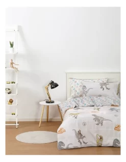 Jurassic World Jurassic Park Quilt Cover Set Multi