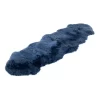 Long Wool Sheepskin Rug Double In Navy -Household Items Shop 906846040 1 720x928