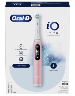 Oral B IO 6 Series Rechargeable Toothbrush Light Rose -Household Items Shop 907651540 4 720x928