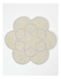 Heritage Elegance Beaded Placemat Set Of 4 Multi