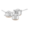 Per Vita Stainless Steel Induction 3 Piece Cookware Set