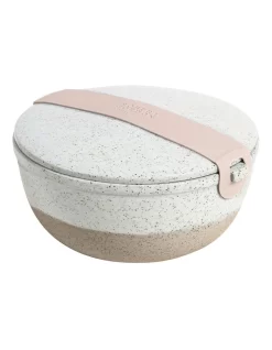 Mindful Health Bowl In Pink/Cream