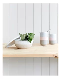 Mindful Health Bowl In Pink/Cream -Household Items Shop 909476110 4 720x928