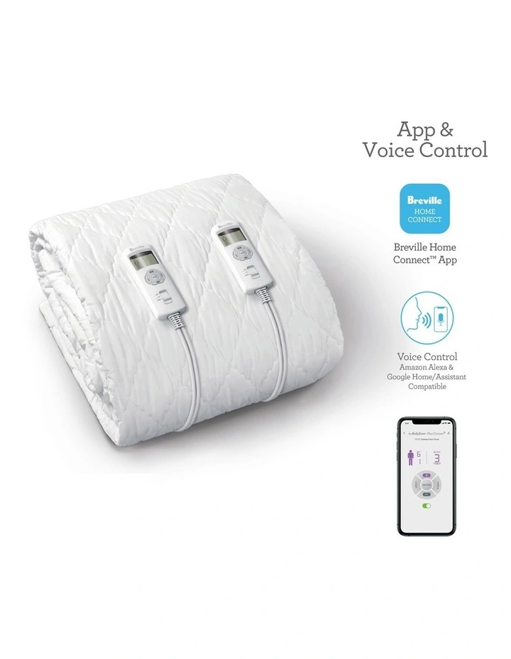 Bodyzone Plus Electric Blanket Breville Home Wifi Connect White 4 Bodyzone Plus Electric Blanket Breville Home Wifi Connect White - Image 2