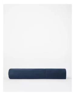 Heritage Diana 400TC Egyptian Cotton Sateen Fitted Sheet In Navy
