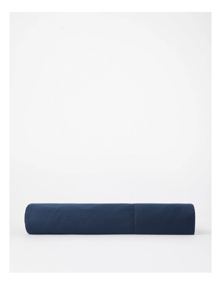 Heritage Diana 400TC Egyptian Cotton Sateen Fitted Sheet In Navy 3 Heritage Diana 400TC Egyptian Cotton Sateen Fitted Sheet In Navy