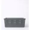 Rattan Look Large Basket 41x37x16cm In Grey -Household Items Shop 913371760 1 720x928