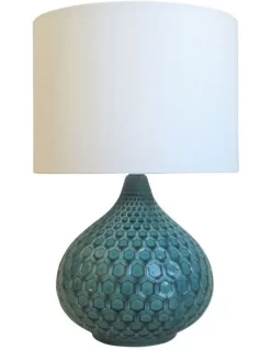 Ridley Ceramic Table Lamp Green