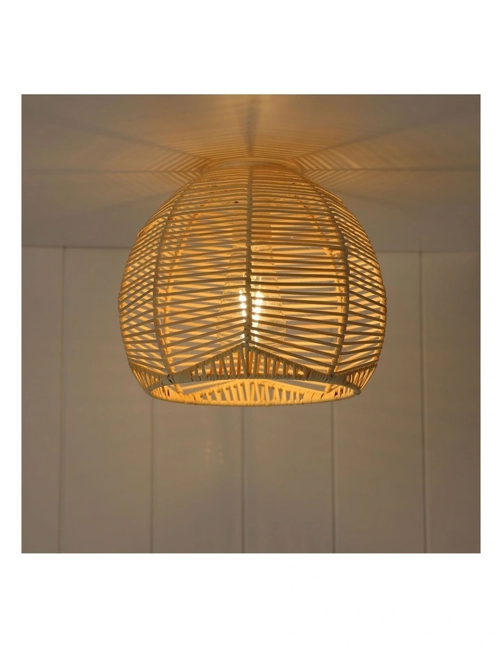 Koga Rattan Cane Shade 25cm Natural 4 Koga Rattan Cane Shade 25cm Natural - Image 2