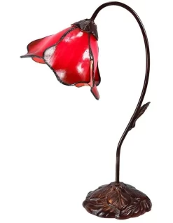 Single Lotus Lamp Red
