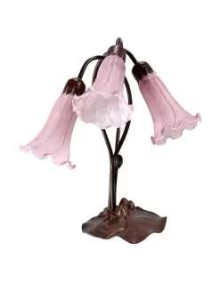 Triple Lily Lamp Purple