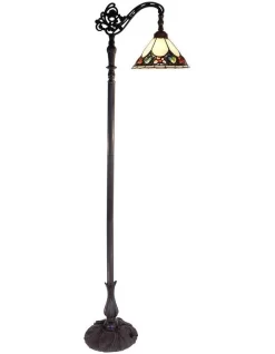 Janay Edwardian Floor Lamp Beige