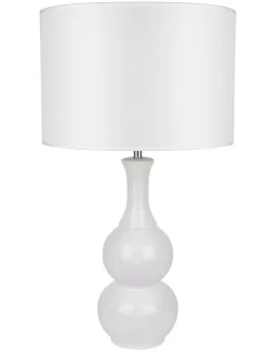 Pattery Barn Ceramic Table Lamp White