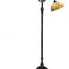 Hand Painted Downbridge Floor Lamp Yellow -Household Items Shop 913598380 1 720x928