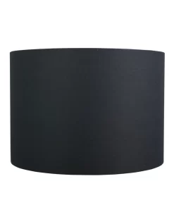 Drum Shade 30cm Cotton Black