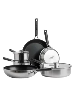 KitchenAid Classic Stainless Steel 9 Piece Cookset