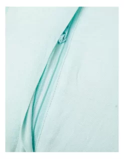 Boardwalk Linen Frayed Edge Cushion 50x50cm In Sea Mist -Household Items Shop 915041260 4 720x928