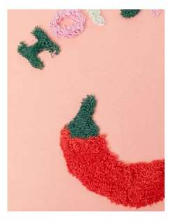 Hot Stuff Tufted Cotton Cushion With Tassel 50x50cm In Pink -Household Items Shop 915041350 3 720x928