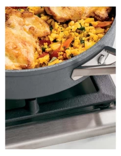 Ninja Zero Stick Saute Pan With Lid 26cm Stainless Steel/Charcoal -Household Items Shop 916621840 5 720x928