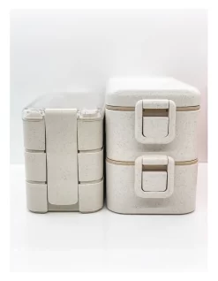 6 Pack Bento Boxes 3 Large 2 Tiered 3 Smaller 3 Tiered -Household Items Shop 916909300 6 720x928