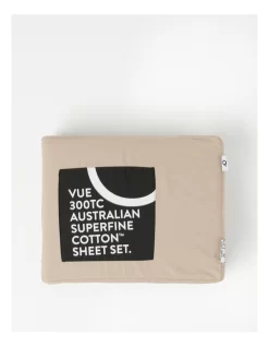 300TC Australian Superfine Cotton Sheet Set In Sand -Household Items Shop 917446330 917441380 3 720x928