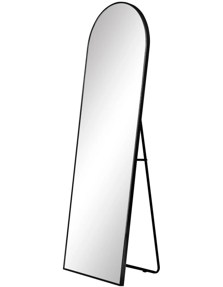 Cindy Arched Standing Full Length Mirror 165cm Black 3 Cindy Arched Standing Full Length Mirror 165cm Black