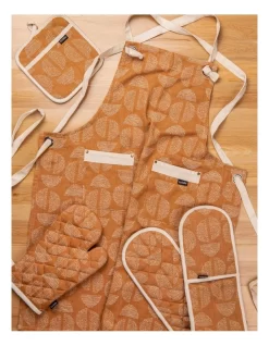 Splice Double Oven Glove In Ginger -Household Items Shop 918757990 3 720x928