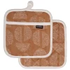 Splice Pack Of 2 Pot Holder In Ginger -Household Items Shop 918758080 1 720x928