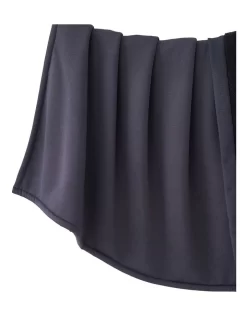 Calvin Klein Sherpa Rib Sweatshirt Throw Charcoal