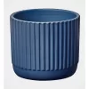 Dakota Ribbed Terracotta Planter Pot 14cm In Navy 1 Dakota Ribbed Terracotta Planter Pot 14cm In Navy -Household Items Shop 919758610 1 1 720x928
