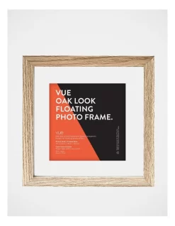 Glass Floating Frame 10x15 Frame In Oak