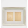 Wood Photo Frame 11x14 Matted To 2x5x7 In White Wash