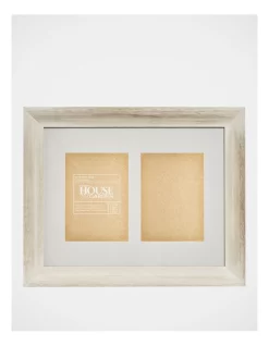 Wood Photo Frame 11x14 Matted To 2x5x7 In White Wash