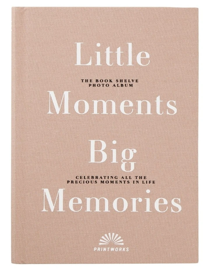 Printworks Photo Album Bookshelf Little Moments 3 Printworks Photo Album Bookshelf Little Moments