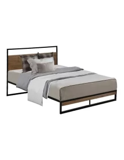 Dane Metal Bed Frame King Single In Black