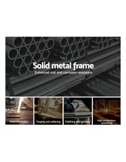 Dane Metal Bed Frame King Single In Black -Household Items Shop 925233040 6 720x928