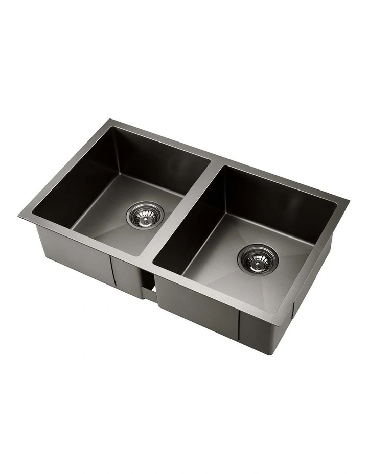 Stainless Steel Kitchen Sink 77X45mm In Black 3 Stainless Steel Kitchen Sink 77X45mm In Black
