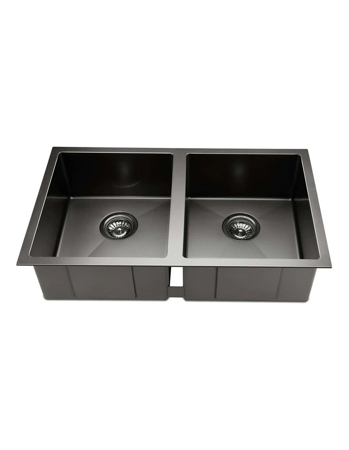 Stainless Steel Kitchen Sink 77X45mm In Black 4 Stainless Steel Kitchen Sink 77X45mm In Black - Image 2