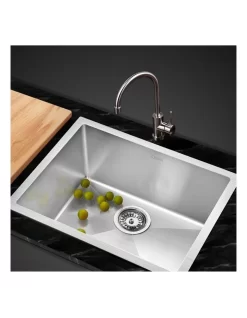 Nano Stainless Steel Kitchen Sink 54X44MM In Silver -Household Items Shop 925303600 3 720x928