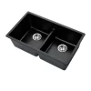 Stone Kitchen Sink 79X46mm In Black -Household Items Shop 925304320 1 720x928