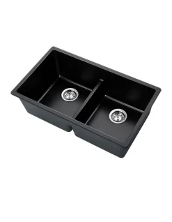 Stone Kitchen Sink 79X46mm In Black