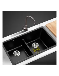 Stone Kitchen Sink 79X46mm In Black 11 Stone Kitchen Sink 79X46mm In Black -Household Items Shop 925304320 3 720x928
